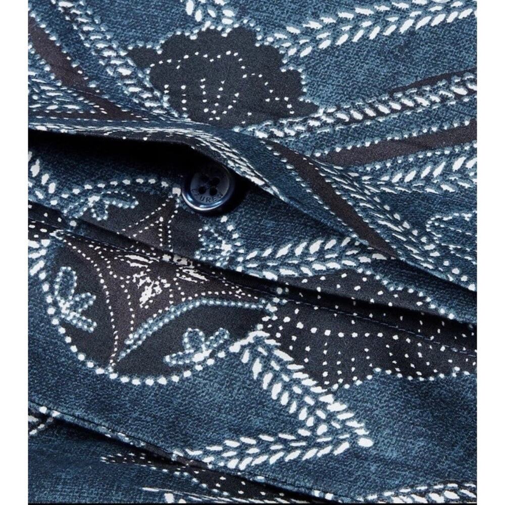 NWT Ralph Lauren Francois Full/Queen Duvet Cover Navy Blue 100% Cotton 96" x 92" - Picture 3 of 8